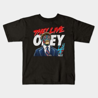 They Live, DISTRESSED, John Carpenter, Cult Classic Kids T-Shirt